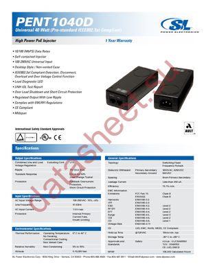 PENT1040D5600F01 datasheet  